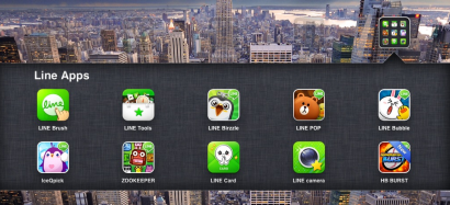 Line Apps di iPad saya