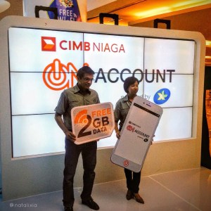 Selamat untuk launchingnya CIMB Niaga On Account XL!