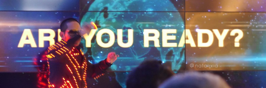 Show dari illusionist di acara launching CIMB Niaga On Account XL