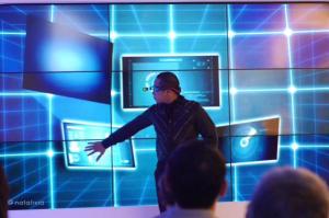 Show dari illusionist di acara launching CIMB Niaga On Account XL