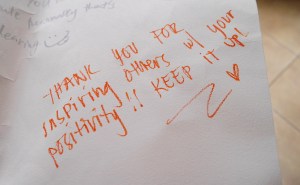 Komentar dari teman kelompok waktu icebreaking activity