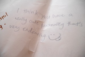 Komentar dari teman kelompok waktu icebreaking activity