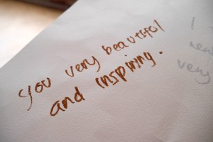 Komentar dari teman kelompok waktu icebreaking activity